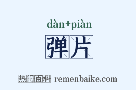 弹片是什么意思的图片